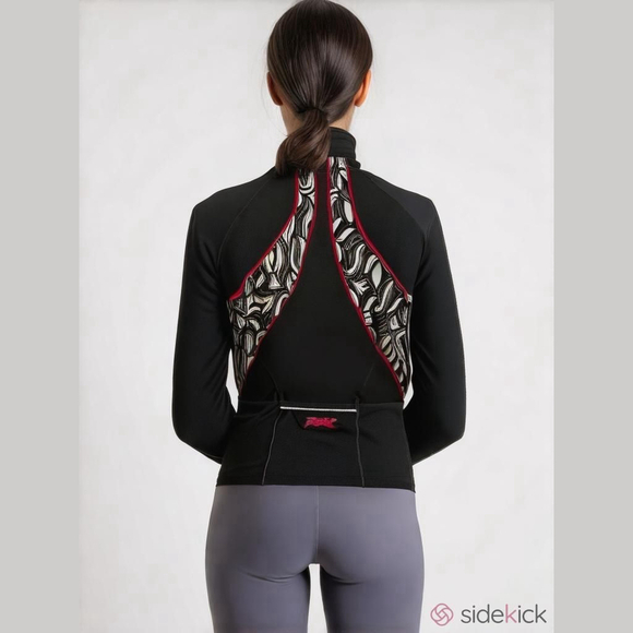 Zoot Sports Bicycling Zipper Red and Black Jacket - Medium - Picture 1 of 9